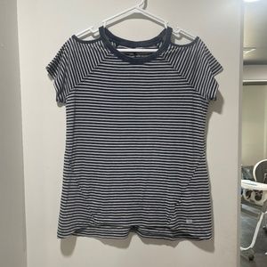 Tommy Hilfiger sport cotton tee with shoulder cut out